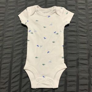 Dinosaur short sleeve onesie